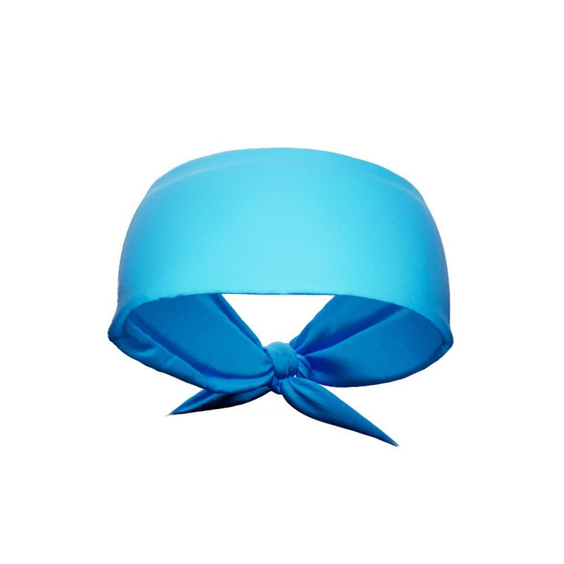 Load image into Gallery viewer, Light Blue Tie Headband
