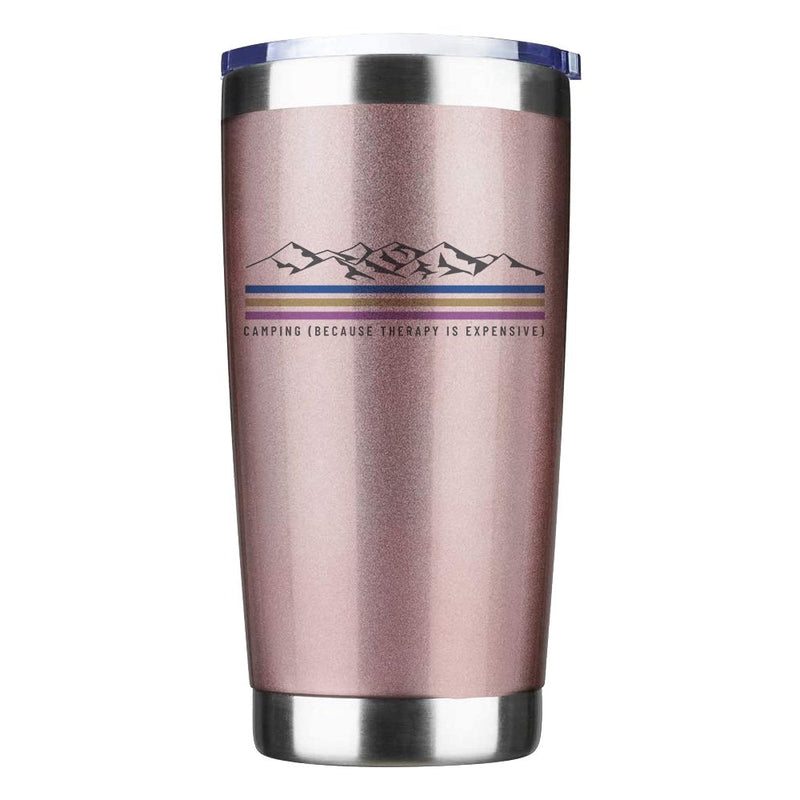 Load image into Gallery viewer, Camping Lines 20oz Insulated Vacuum Sealed Tumbler
