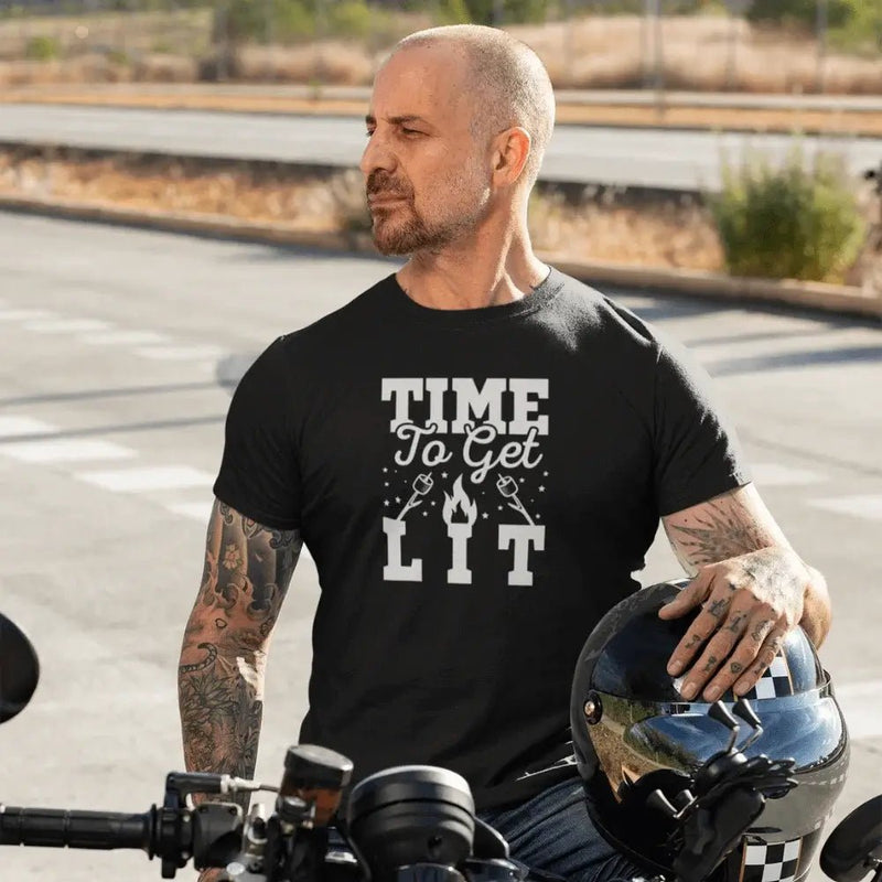 Load image into Gallery viewer, Time to Get Lit Man T-Shirt
