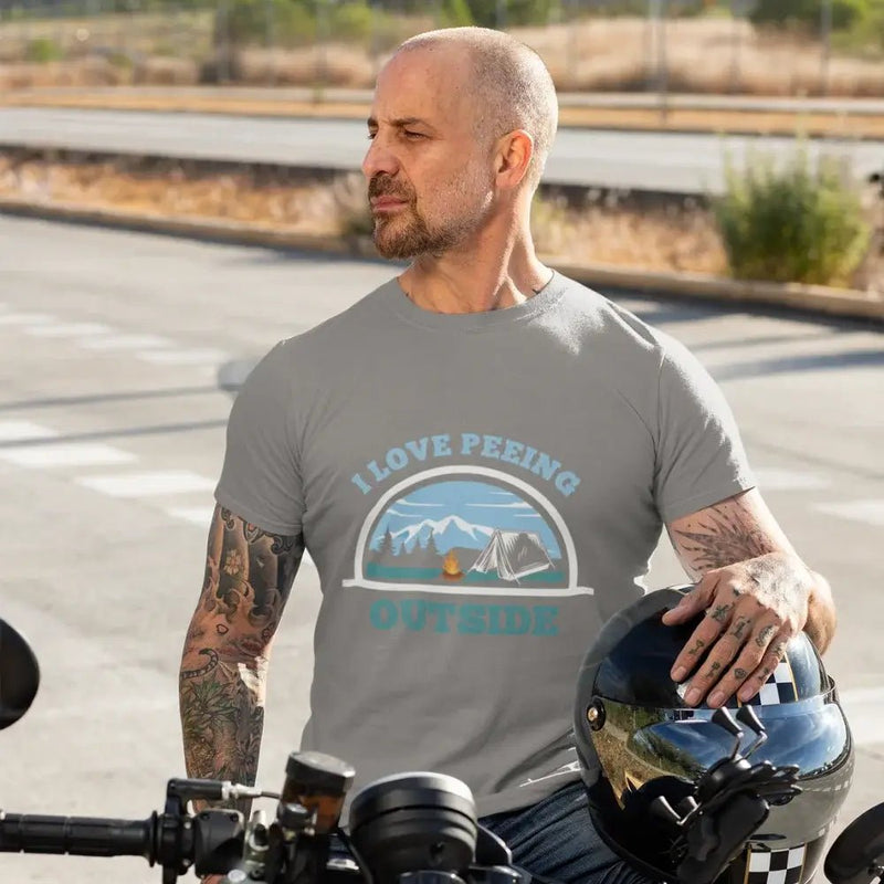 Load image into Gallery viewer, I Love Peeing Outside T-Shirt for Men
