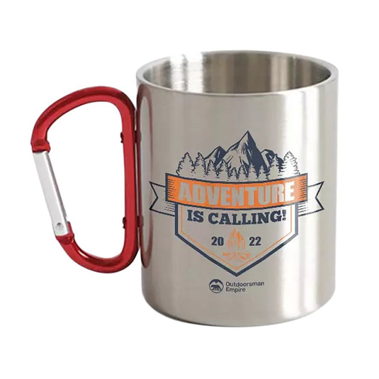 Adventure Is Calling Carabiner Mug 12oz