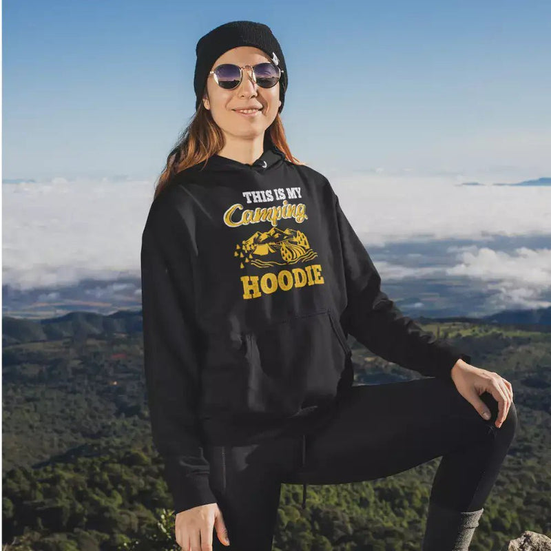 Load image into Gallery viewer, This Is My Camping Adult Women Fleece Hooded Sweatshirt
