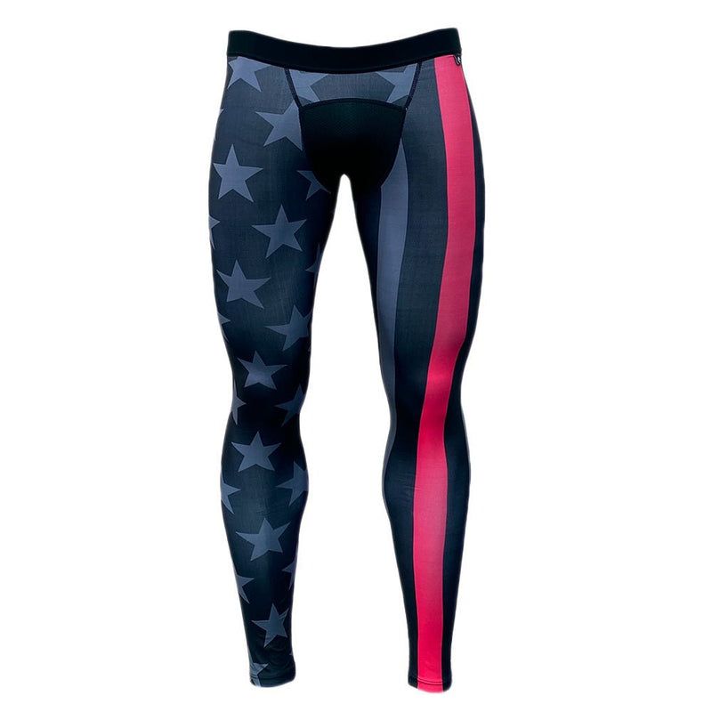Load image into Gallery viewer, Thin Red Line Compression Tights
