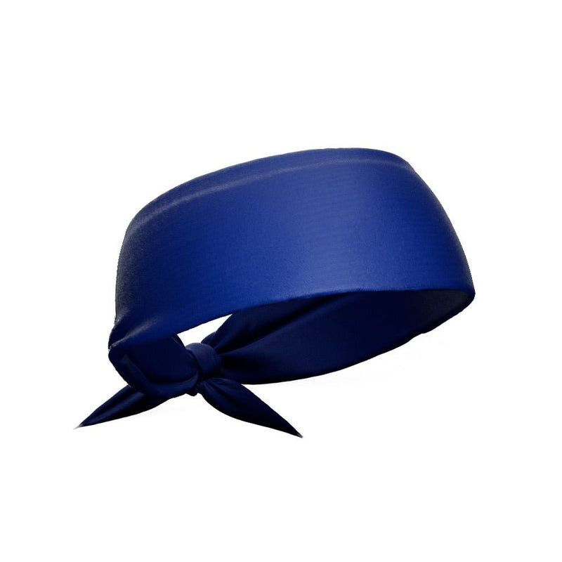 Load image into Gallery viewer, Blue Tie Headband
