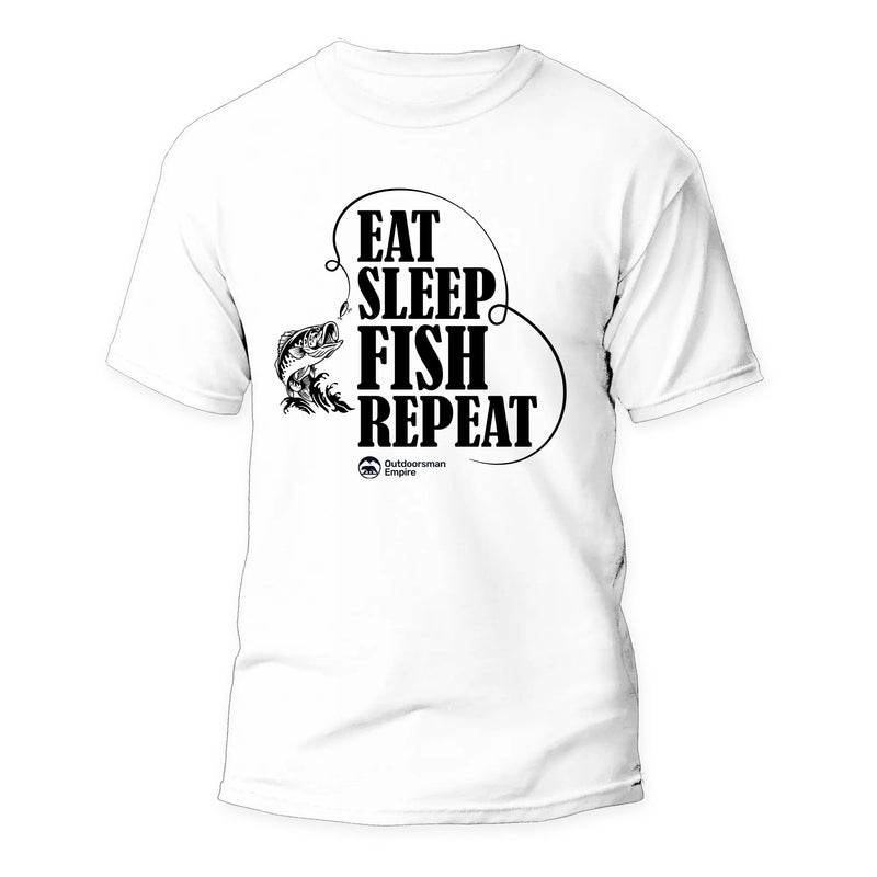 Load image into Gallery viewer, Eat Sleep Fish Repeat Man T-Shirt
