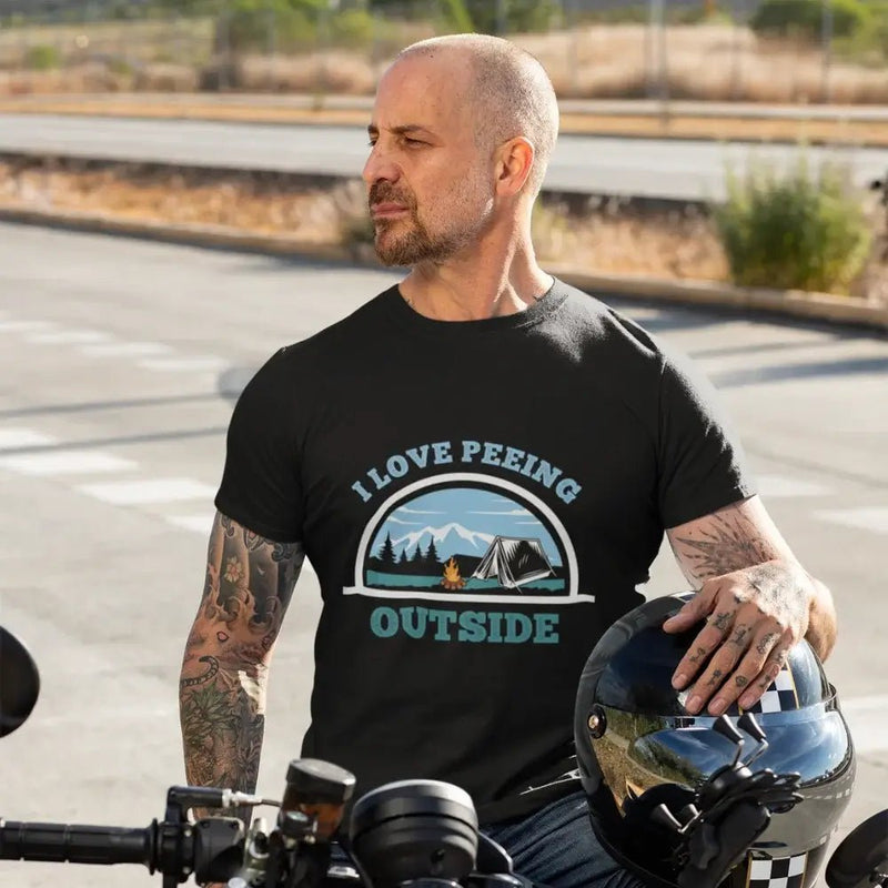 Load image into Gallery viewer, I Love Peeing Outside T-Shirt for Men
