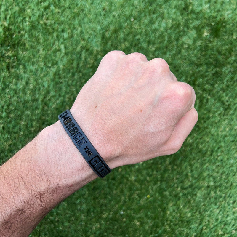 Load image into Gallery viewer, EMBRACE THE GRIND Wristband
