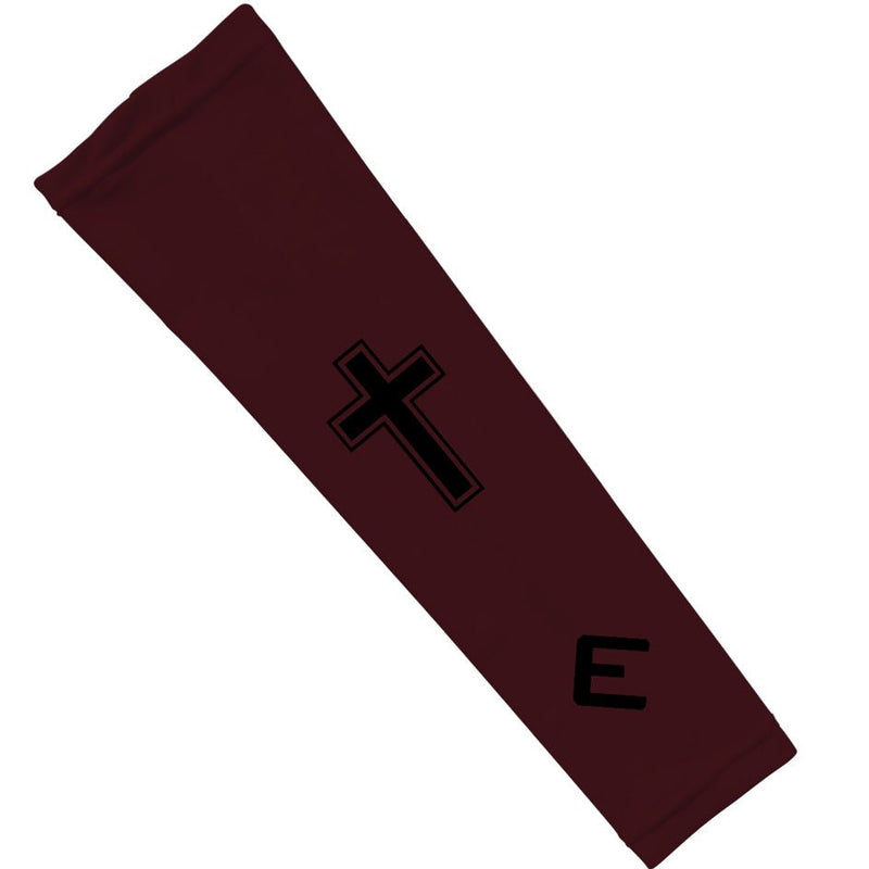 Load image into Gallery viewer, Faith Cross Maroon Arm Sleeve
