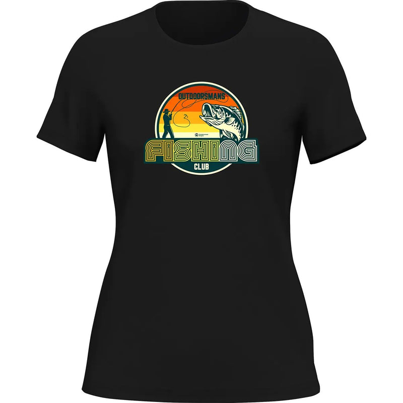 Load image into Gallery viewer, Outdoorsman Fishing Club 80 T-Shirt for Women
