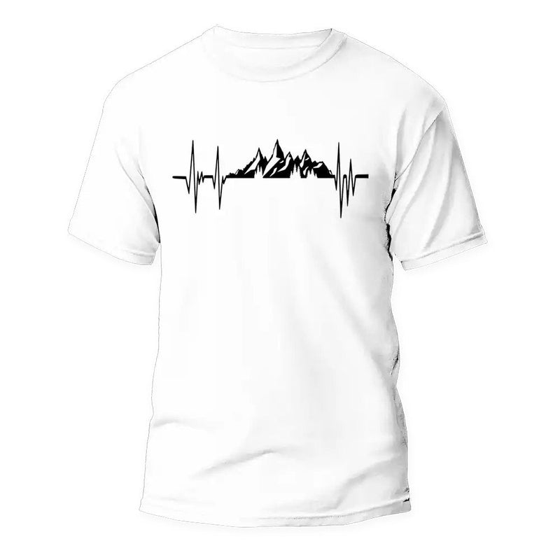 Load image into Gallery viewer, Mountains Heartbeats Unisex T-Shirt
