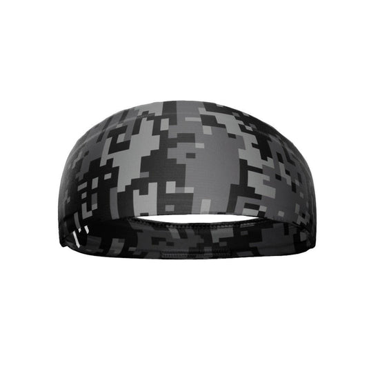 Black Digi Camo Headband
