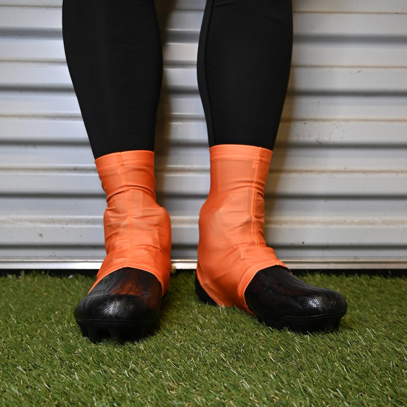 Load image into Gallery viewer, Orange Cleat Covers
