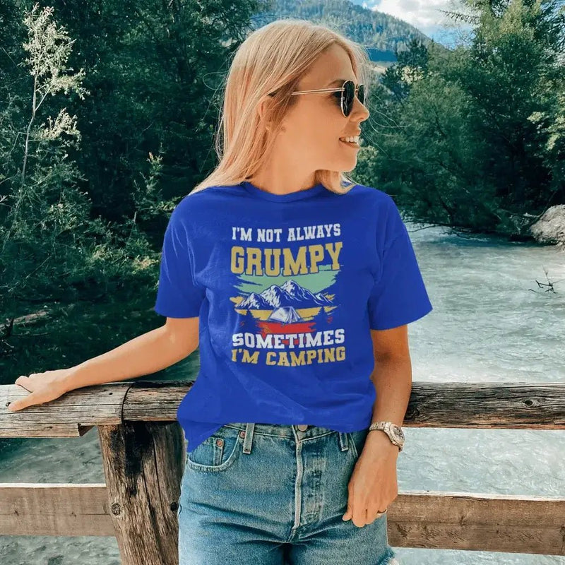 Load image into Gallery viewer, I'm Not always Grumpy Women T-Shirt / Fitted T-Shirt
