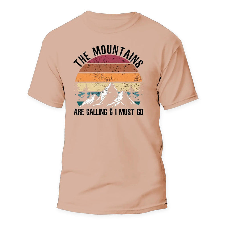 Load image into Gallery viewer, Hiking The Mountains Are Calling T-Shirt
