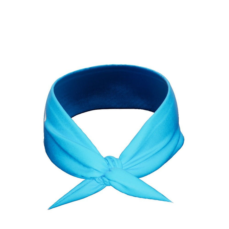 Load image into Gallery viewer, Light Blue Tie Headband
