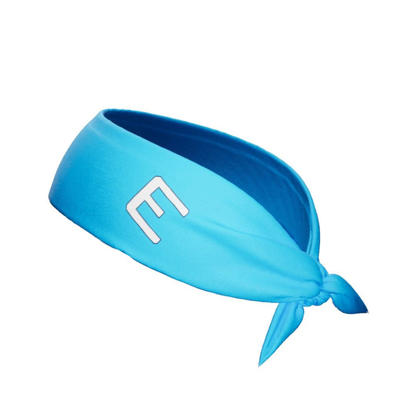 Load image into Gallery viewer, Light Blue Tie Headband
