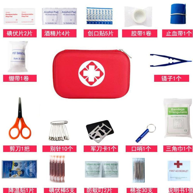 Load image into Gallery viewer, 63-Piece First Aid Kit - Semi Hard Case
