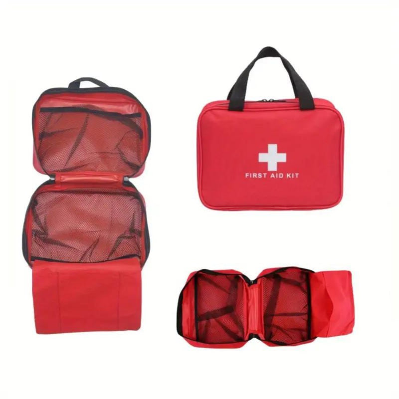 Load image into Gallery viewer, 173pcs Large First Aid Kit: Portable Bag For Outdoor Hunting, Hiking, Camping And More - Including Emergency Supplies!
