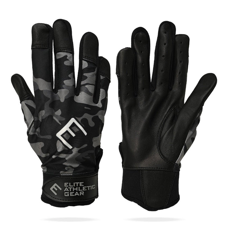 Load image into Gallery viewer, Blackout Camo Batting Gloves
