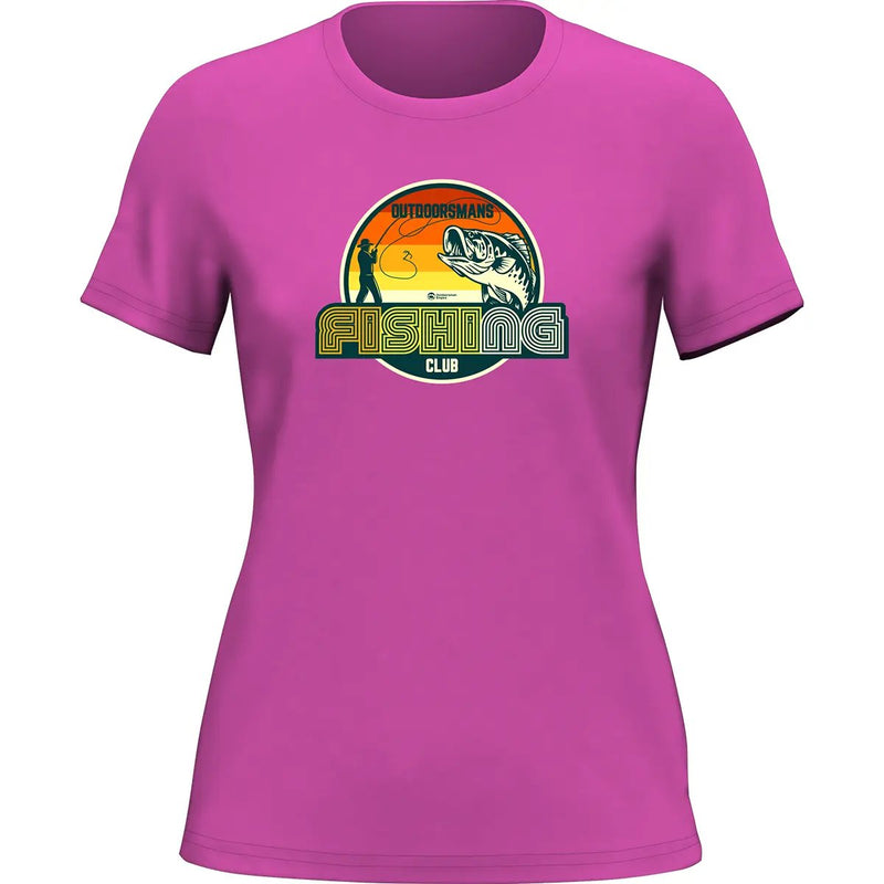 Load image into Gallery viewer, Outdoorsman Fishing Club 80 T-Shirt for Women
