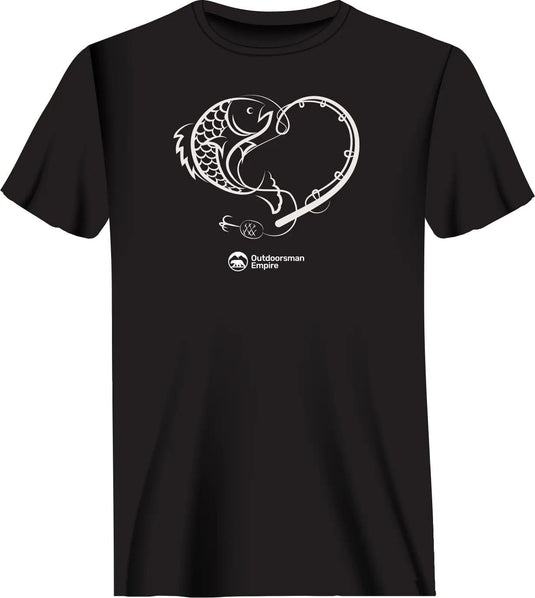 Fishing Heart Man T-Shirt
