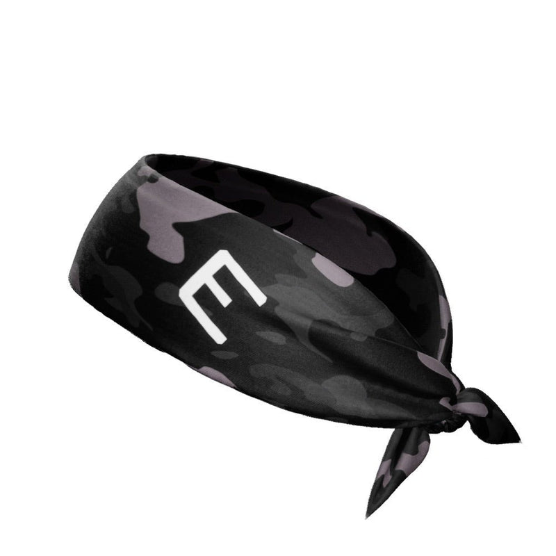 Load image into Gallery viewer, Blackout Camo Tie Headband
