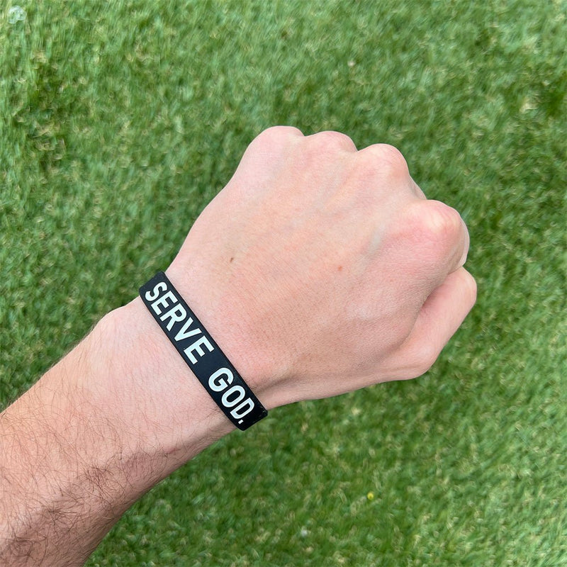 Load image into Gallery viewer, SERVE GOD Wristband
