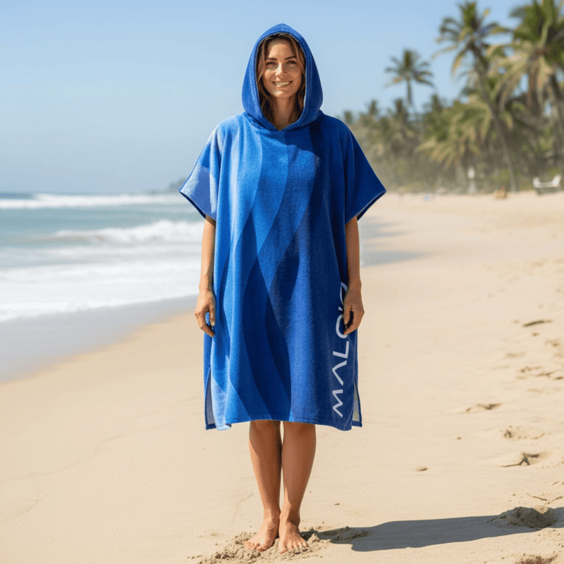 Load image into Gallery viewer, Mehana Changing Poncho – Quick-Dry Surf Poncho &amp; Hooded Towel for Beach &amp; Water Adventures
