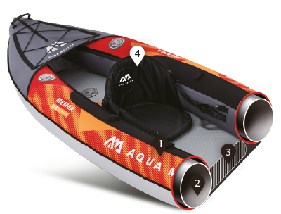 Load image into Gallery viewer, Aqua Marina MEMBA 12'10" Inflatable Touring Kayak
