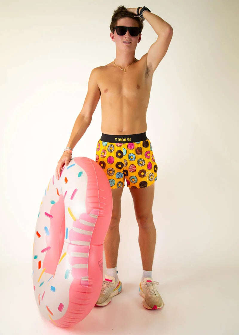 Load image into Gallery viewer, Men&#39;s Salty Donuts 4&quot; Half Split Shorts
