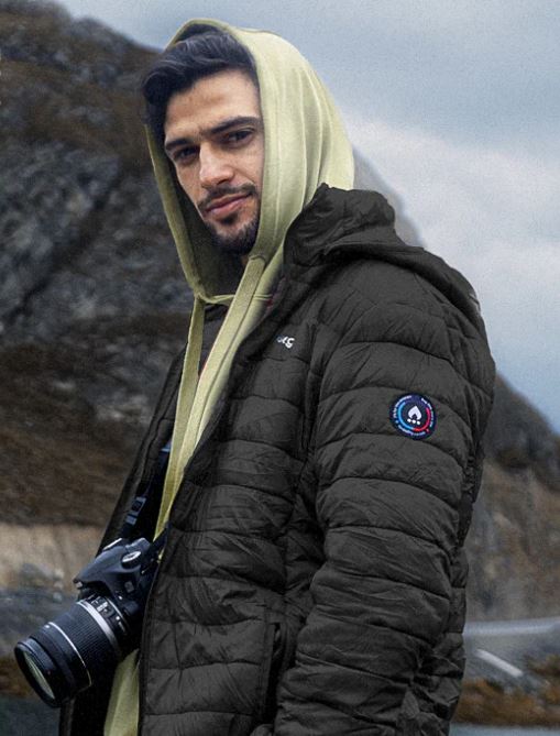 Load image into Gallery viewer, Men's Alpafill Puffer Alpaca Jacket
