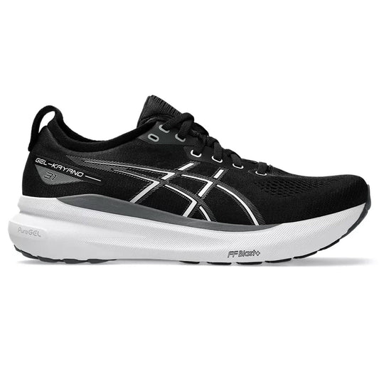 Men's Asics GEL-Kayano 31, Black/White, 7.5 D Medium - Skoutley Outdoors LLC