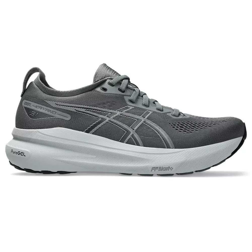 Men's Asics Gel-Kayano 31, Steel Grey/Piedmont Grey, 12 4E Extra Wide - Skoutley Outdoors LLC
