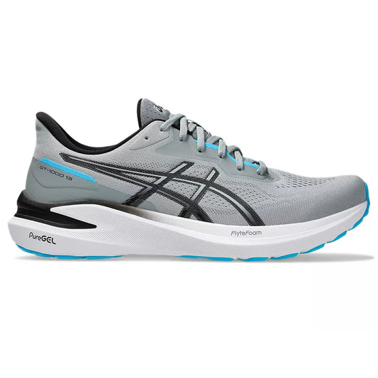 Men's Asics GT-1000 13, Sheet Rock/Black, 7 D Medium - Skoutley Outdoors LLC