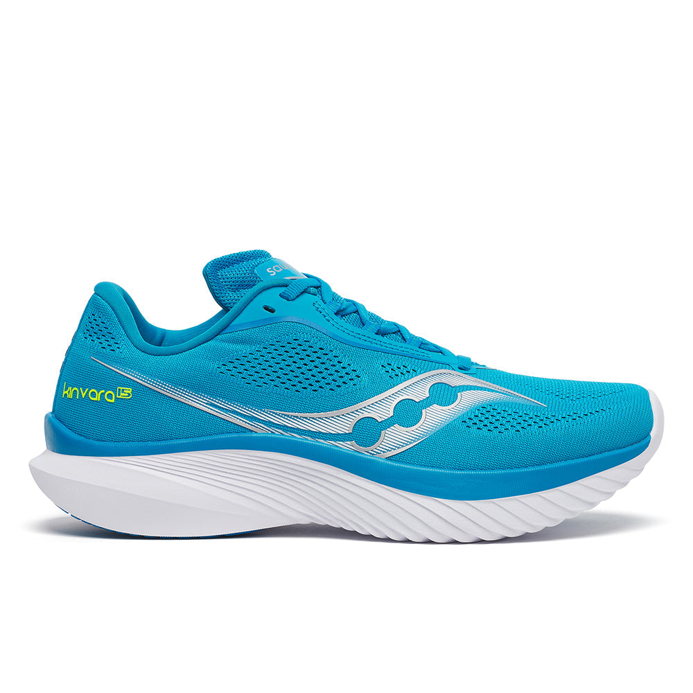Men's Saucony Kinvara 15, Viziblue/White, 12.5 D Medium - Skoutley Outdoors LLC