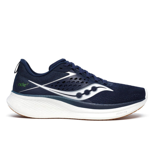 Men's Saucony Ride 17, Navy/Gum, 11.5 D Medium - Skoutley Outdoors LLC