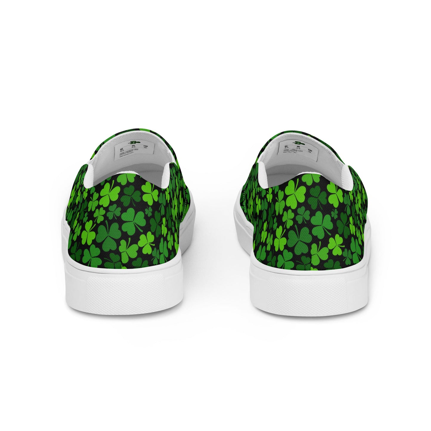 Rad Palm St. Patrick's Day Men’s Slip-On Canvas Shoes