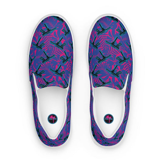 Rad Palm 9 Lives Men’s Slip On Canvas Shoes