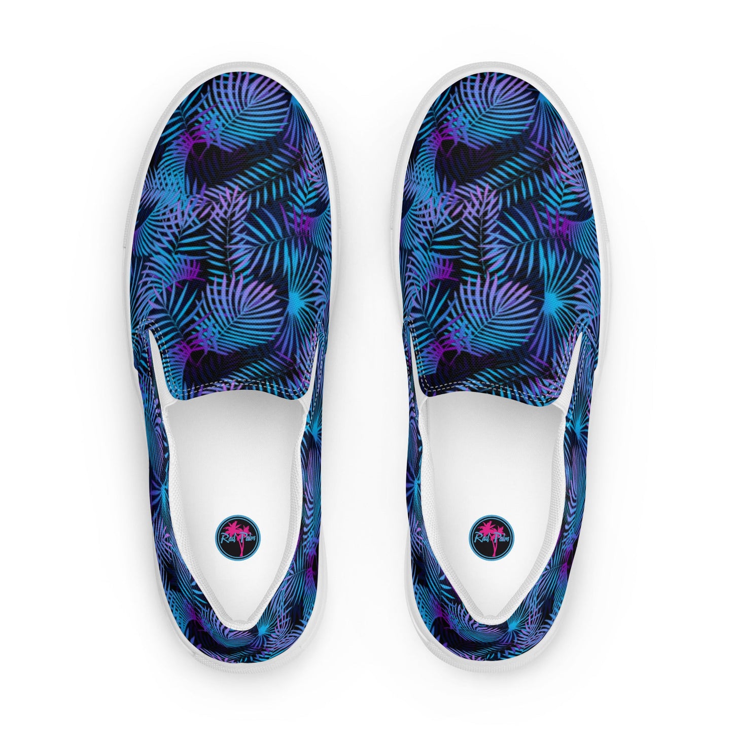 Rad Palm The Night Life Men’s Slip On Canvas Shoes