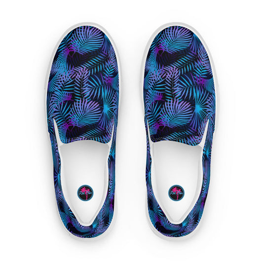 Rad Palm The Night Life Men’s Slip On Canvas Shoes
