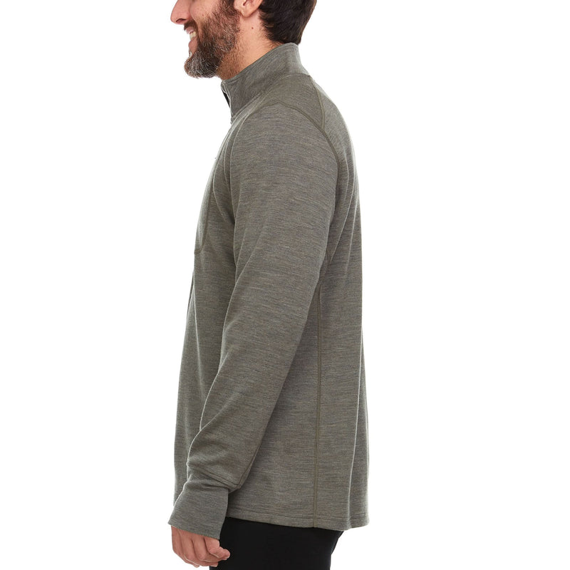 Load image into Gallery viewer, Heavyweight Men's Wool 1/4 Zip - 100% Merino Wool
