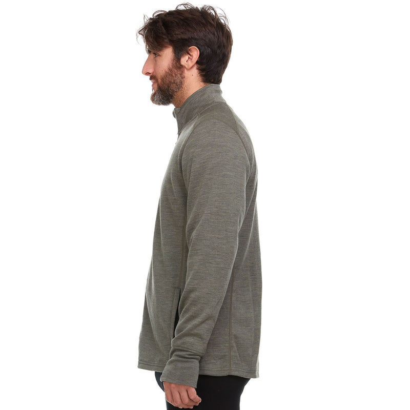 Load image into Gallery viewer, Heavyweight Men's Wool Full Zip Sweater - 100% Merino Wool

