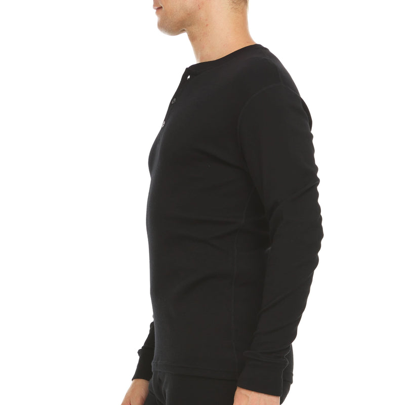 Load image into Gallery viewer, Men's Midweight Merino Wool Henley | 100% Merino Wool
