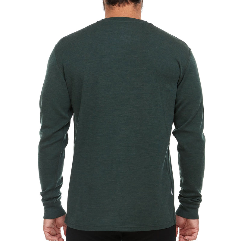 Load image into Gallery viewer, Men's Midweight Merino Wool Henley | 100% Merino Wool
