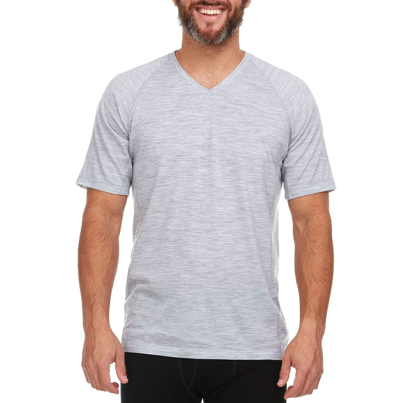Load image into Gallery viewer, Men's Merino Wool V-Neck T-Shirt - Microweight

