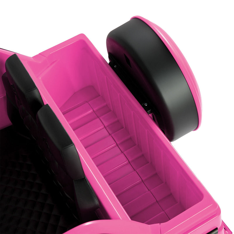 Load image into Gallery viewer, Mercedes-Benz G Wagon 12V Electric Kids Pink Ride On Car with LED Lights, Music, and Remote Control - Pink
