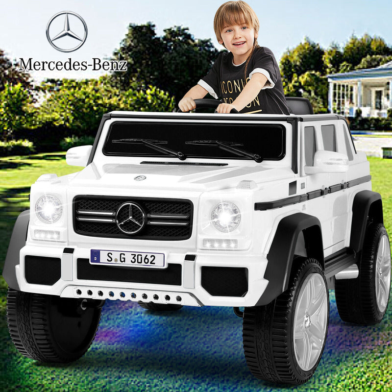 Load image into Gallery viewer, Mercedes-Benz 12V Kids Ride On Car with Music, LED Lights, Bluetooth, and Remote Control
