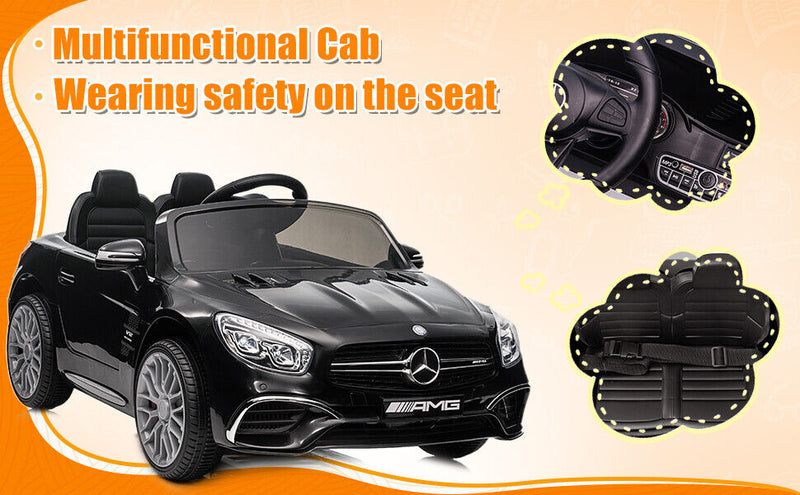 Load image into Gallery viewer, Electric Mercedes Benz AMG SL65 Ride-On Car for Kids with Remote Control and LED Lights - 12V

