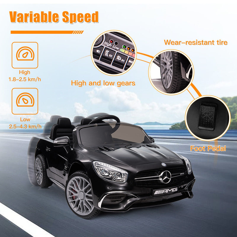 Load image into Gallery viewer, Mercedes-Benz AMG SL65 Licensed 12V Electric Ride-On Car with RC, MP3, and LED Lights for Kids
