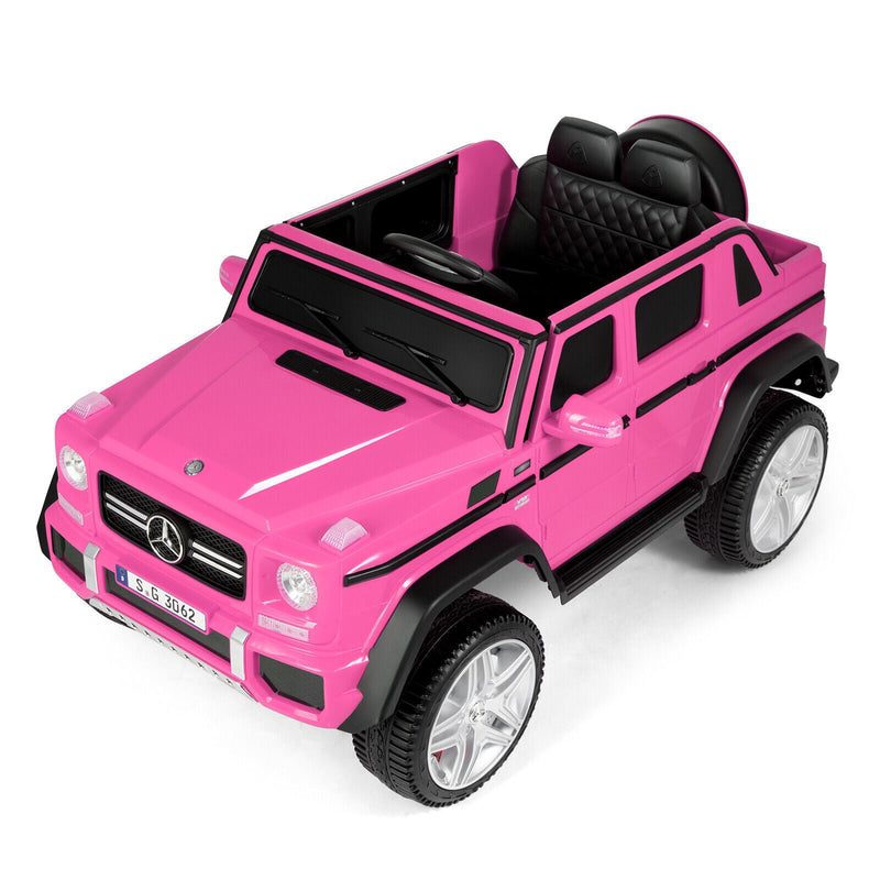 Load image into Gallery viewer, Mercedes-Benz Electric Ride On Car for Kids - 3 Speeds, LED Lights, Bluetooth, and Remote Control

